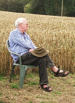 Garner at his home in Blackden, 2011