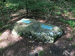 Millay and Boissevain's gravestone at Steepletop