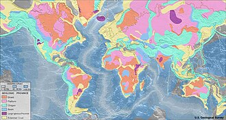 Mapped global geologic provinces