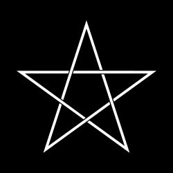 Abe no Seimei's pentagram mon represents the Wu Xing.