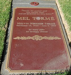Tormé's grave