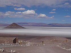 Cono de Arita in Salar de Arizaro, Argentina