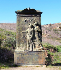 The San Pasqual Battlefield Monument, in San Diego, California, commemorates Carson and Beale's participation in the Battle of San Pasqual, during the U.S. Conquest of California.