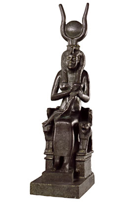 Isis with horns