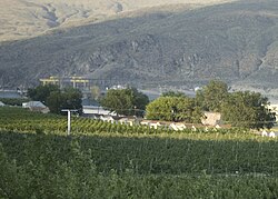 Azwell, WA, a small community of pickers' cabins and apple orchards
