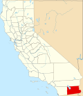 Imperial County map