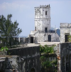 The Castle of San Juan de Ulúa, built by the Spanish beginning in 1519