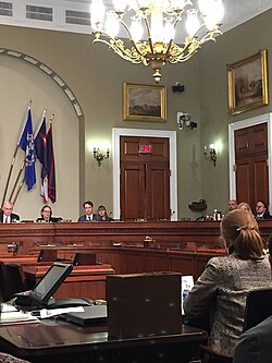 Elizabeth Hughes, President of the National Conference of State Historic Preservation Officers (NCSHPO) and SHPO for Maryland, testifying before the House Natural Resources Committee on February 11, 2016, on reauthorization of the U.S. Historic Preservation Fund.