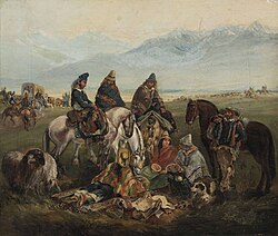 Chilean huasos, 1836, by Johann Moritz Rugendas