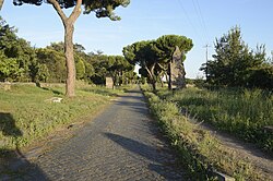 The Appian Way, an important Roman road