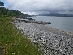 Shingle beach at Torrisdale Bay, Argyll and Bute, Scotland