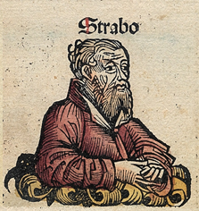Strabo as depicted in the Nuremberg Chronicle