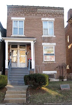 The Shelley House in St. Louis was the focus of a 1948 U.S. Supreme Court case that prohibited restrictive covenants in housing.