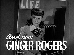 Rogers as her character Kitty Foyle on the cover of Life