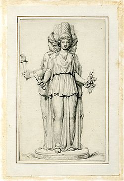 Drawing of a Hekataion