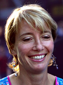 Thompson at the premiere of Nanny McPhee in 2005