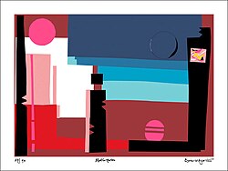 'Metropolis' limited edition print by Brian Aldiss