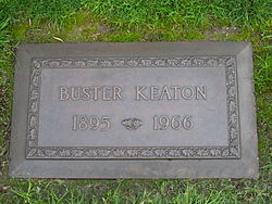 Keaton's grave at Forest Lawn Memorial Park (Hollywood Hills)