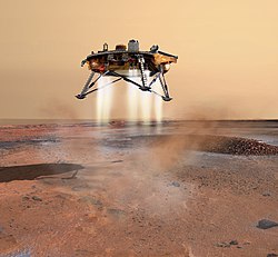 Phoenix landing art, similar to Insight