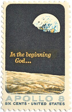 Apollo 8 commemorative stamp