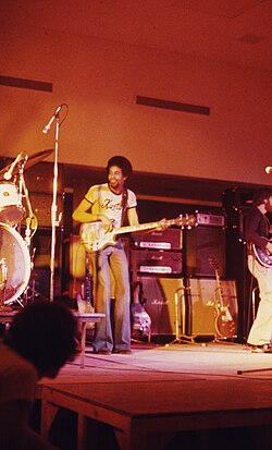 Clarke with Return to Forever, Onondaga Community College, Syracuse, New York, 1974