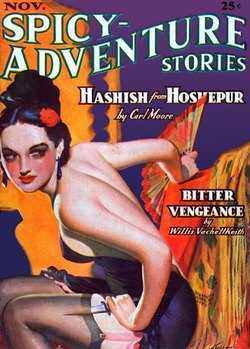 Femmes fatales were standard fare in hardboiled crime stories in 1930s pulp-fiction.