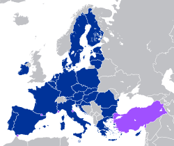 European Customs Union EU member states Non-EU states which participate