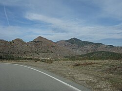Residual lateral blast effects in the channelized blast zone, thirty years after the eruption