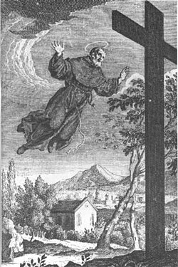 The patron saint of air travelers, aviators, astronauts, people with a mental handicap, test takers and poor students is Saint Joseph of Cupertino, who is said to have been gifted with supernatural flight.[84]