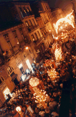 Saint Agatha Festival in February 1994