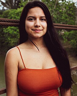 Helena Gualinga, an indigenous environmental and human rights activist[238]