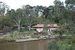 The river at Fairfield boathouse