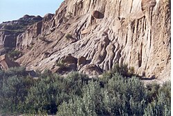 Bentonite Clay along the valley of the Little Missouri River in Theodore Roosevelt National Park (North Unit)