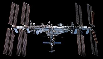 The International Space Station is used to conduct science experiments in space.