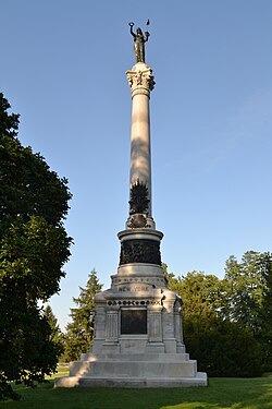 New York State Monument at Gettysburg National Cemetery in Gettysburg