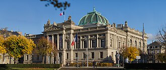 The National Academic Library in Strasbourg.
