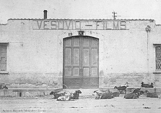 The Vesuvio Films plant in Poggioreale in 1912.