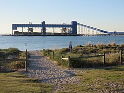 Bulk carrier at the CBH Grain Jetty in East Rockingham