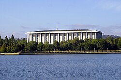National Library of Australia as viewed from Lake Burley Griffin, Canberra