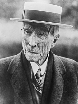 John D. Rockefeller in his later years (c. 1922)
