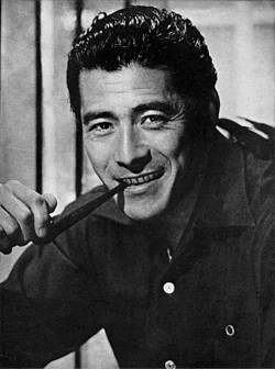 Toshiro Mifune, a frequent lead in Kurosawa's films, in 1954