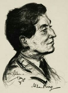 Sketch of Berg by Emil Stumpp