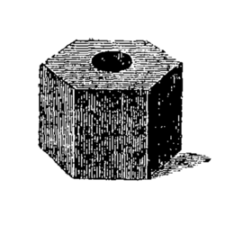 Hexagonal gunpowder for large artillery
