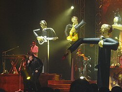 Meat Loaf performing at Birmingham's NEC arena in 2007