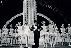 June Taylor Dancers with Gleason on one of his television specials
