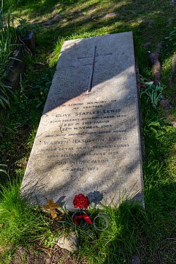 Lewis's grave at Holy Trinity Church, Headington Quarry