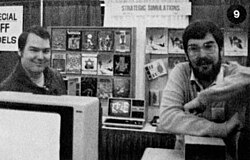 Strategic Simulations booth at the West Coast Computer Faire in 1982