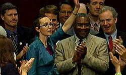 August 1, 2011: Giffords's first appearance in the House of Representatives since her attempted assassination