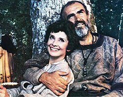 Connery with Audrey Hepburn in Robin and Marian (1976)