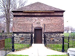 Fort Pitt Block House, built by the British in 1764, is the oldest extant structure in Pittsburgh.